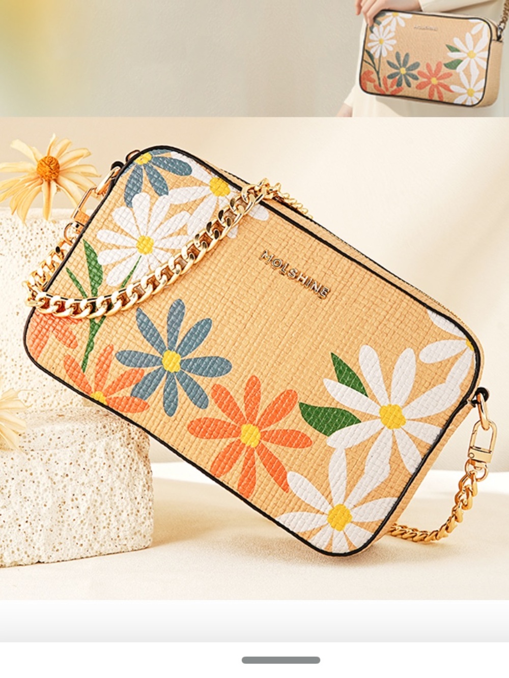Floral Crossbody Bag